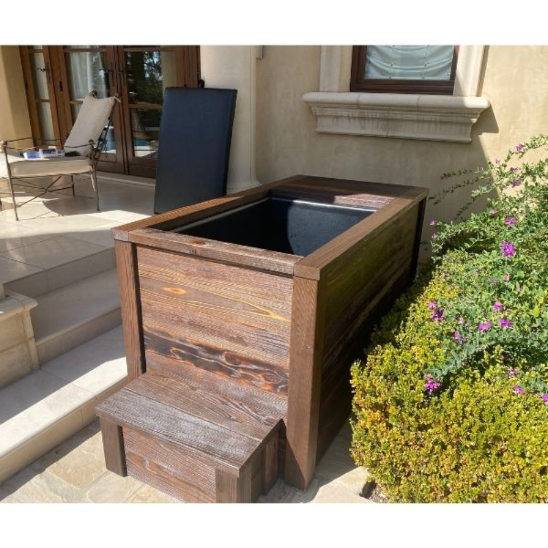 Kooru Cold Plunge Tub Redwood Immersion Bath