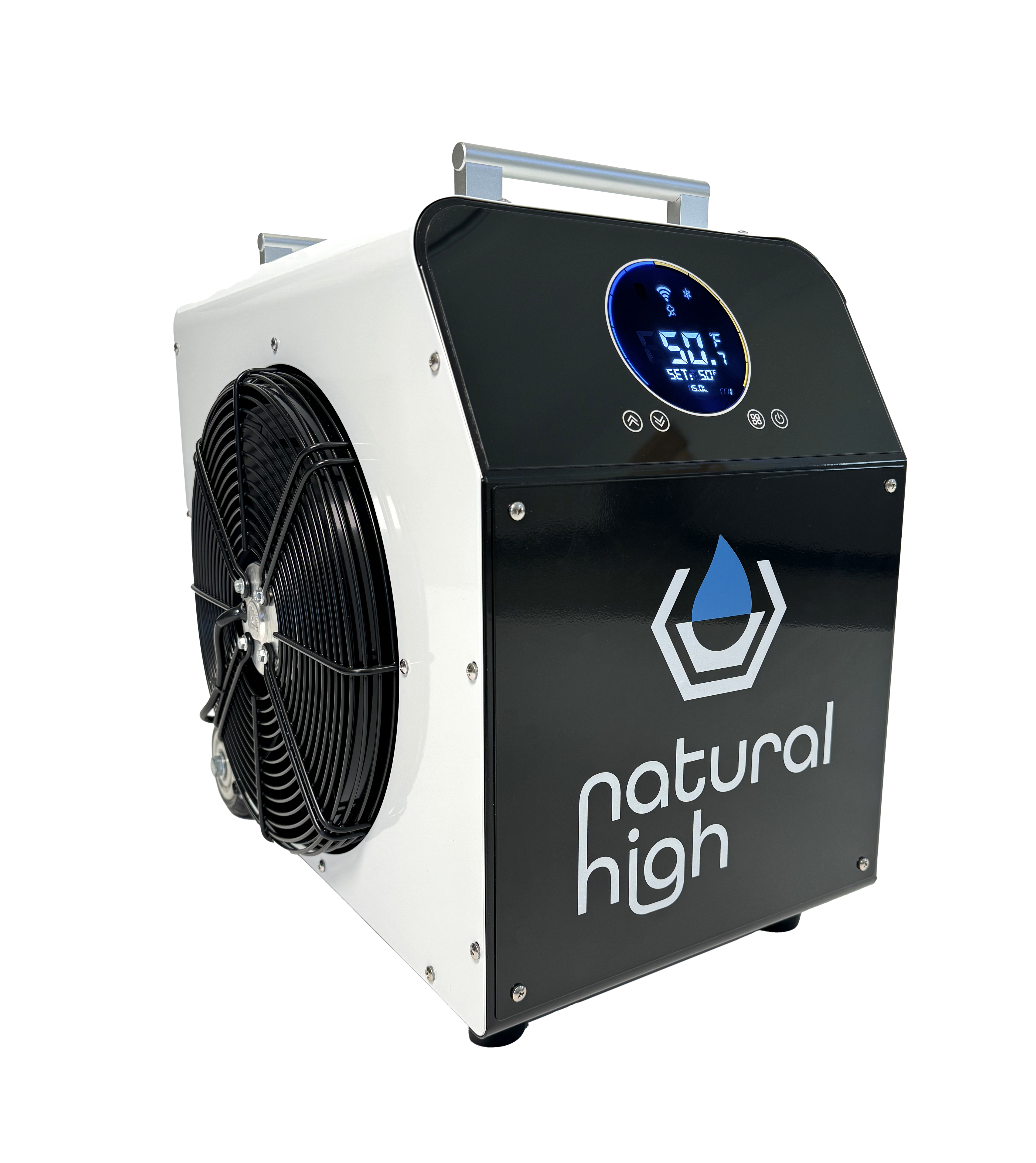 Natural High Premier Acrylic Cold Plunge Tub with 1HP Chiller and Insulated Cover