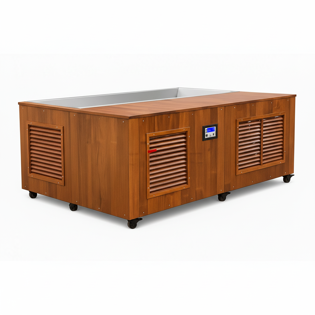 TimberChill Glacier Pro Cedar Cold Plunge