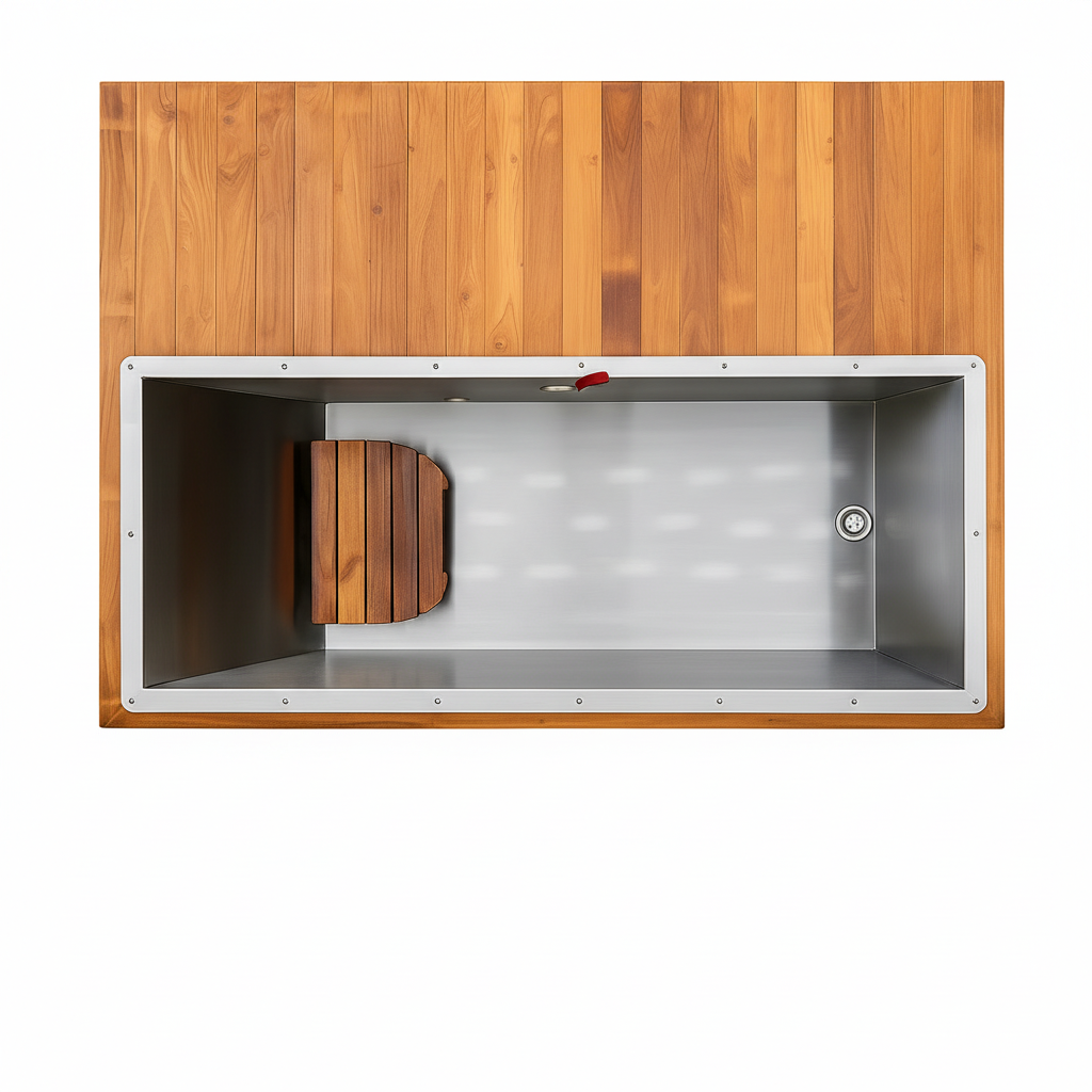 TimberChill Glacier Pro Cedar Cold Plunge