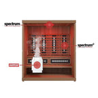 Finnmark FD-5 Trinity XL 4-Person Home Infrared and Steam Sauna Combo with Red Light Panel