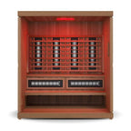Finnmark FD-5 Trinity XL 4-Person Home Infrared and Steam Sauna Combo with Red Light Panel