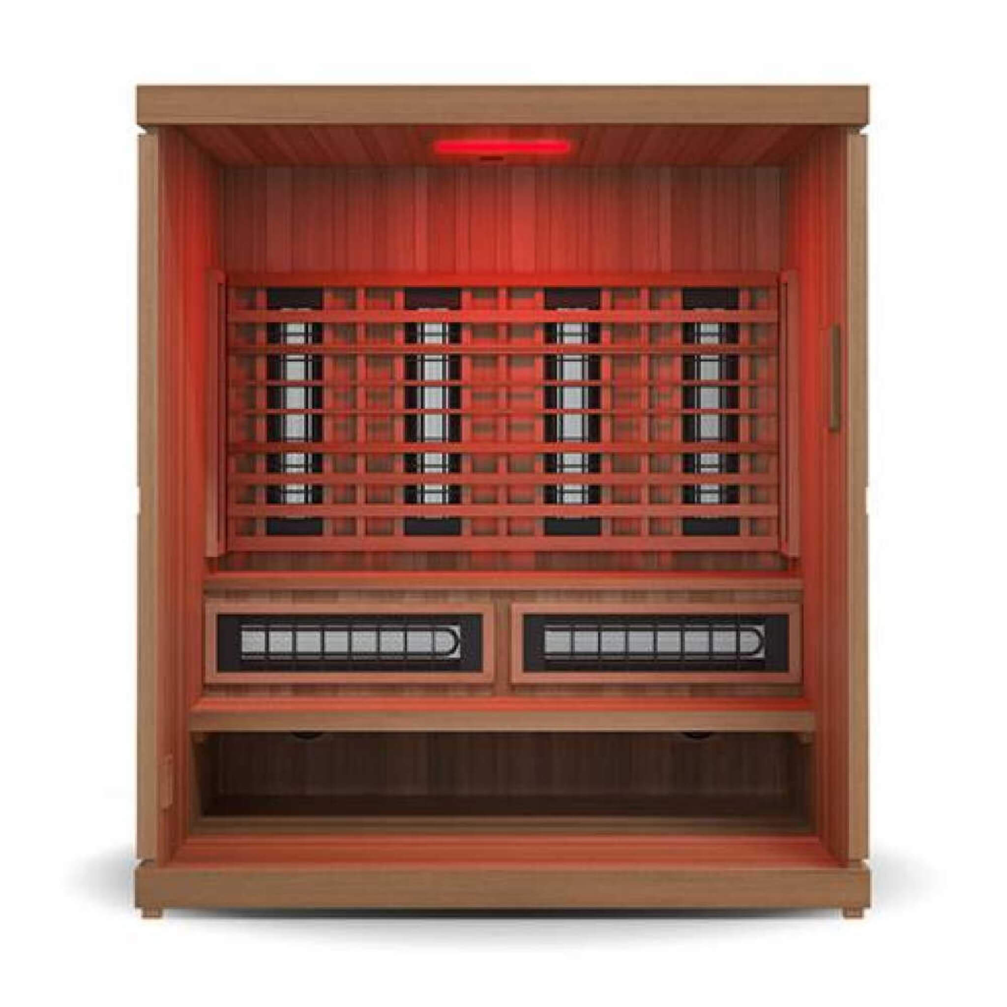 Finnmark FD-5 Trinity XL 4-Person Home Infrared and Steam Sauna Combo with Red Light Panel