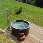 SaunaLife Model S4N Premium 6-Person Home Wood-Burning Hot Tub [SL-MODELS4N]