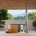 SaunaLife Model S4N Premium 6-Person Home Wood-Burning Hot Tub [SL-MODELS4N]