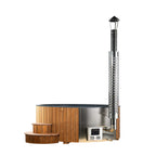 SaunaLife Model S4N Premium 6-Person Home Wood-Burning Hot Tub [SL-MODELS4N]
