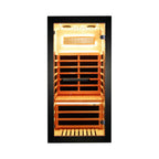 Thermora Solara Single-Person Chilean Pine Infrared Sauna Cabin